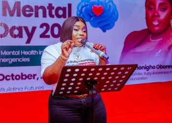 Omonigho Oborevwori Inspires Young Minds as Ruby Foundation Marks World Mental Health Day with School Outreach in Asaba