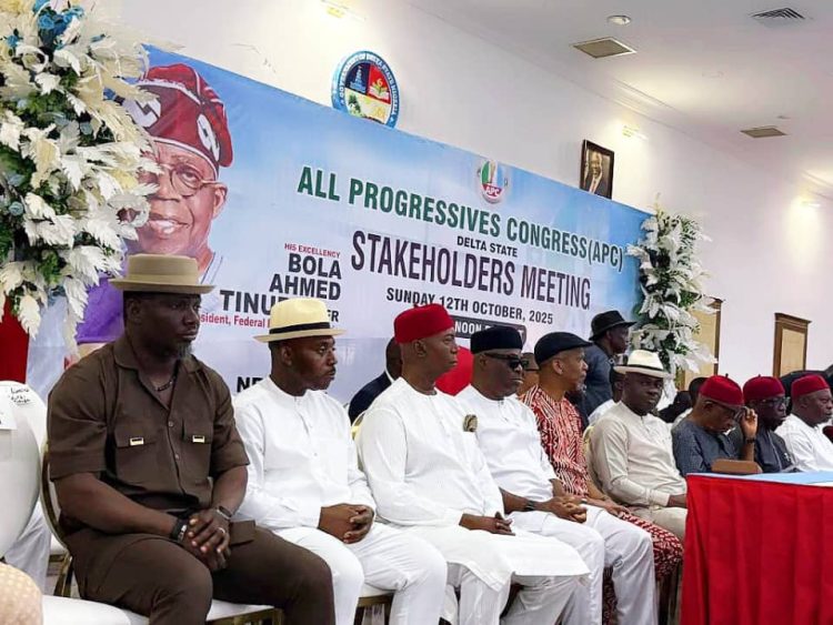 Ned Nwoko Rallies Anioma Behind Oborevwori’s Second Term Bid as APC Stakeholders Storm Asaba