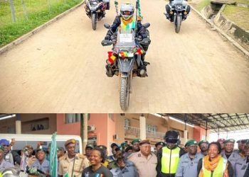 Senator Dafinone Salutes Urhobo Amazon’s 72-Day Solo Motorbike Feat