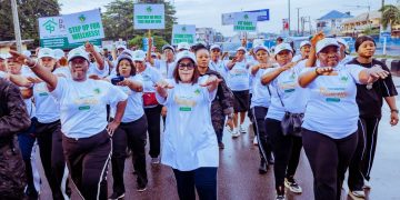 Delta First Lady Inspires 10,000-Step Challenge, Champions Wellness, Unity at ‘You Matter Walk for Life’