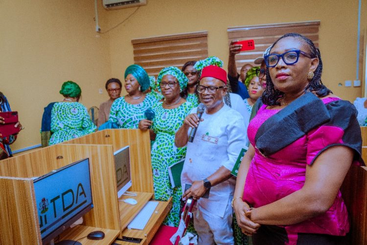 Oluremi Tinubu Unveils E-Learning Centre in Asaba to Boost Digital Literacy