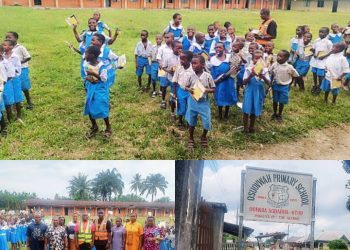 Okifo Foundation Touches Lives Again, Supports Pupils and Orphans with School Materials
