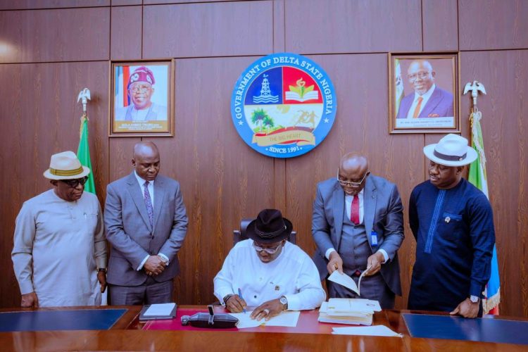 Oborevwori Signs Delta 2026 Budget, Anti-Cultism, Social Investment Laws