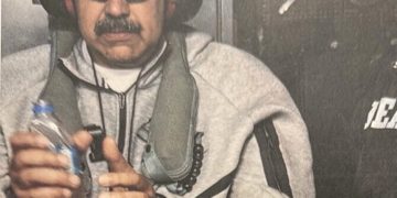 Trump Releases Photo of Captured Maduro Aboard USS Iwo Jima