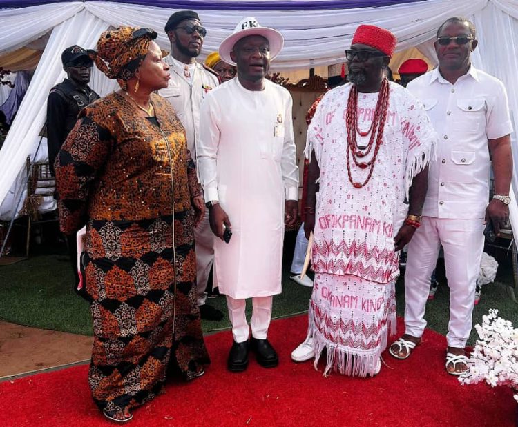 Monarch Confers Oza Chieftaincy Title on Prominent Okpanam Leader, Onwuka