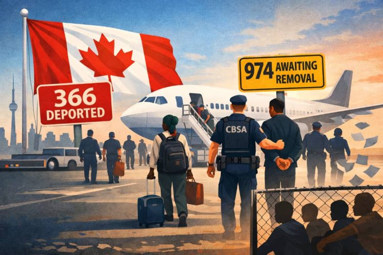 Canada Deports 366 Nigerians in 2025 as 974 More Await Removal Amid Enforcement Surge