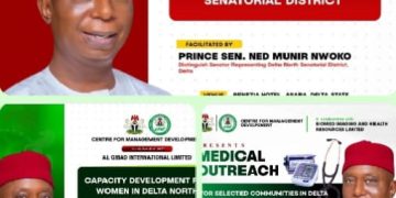 CMD, Senator Nwoko Roll Out Youth, Women Empowerment, Medical Outreach in Delta North