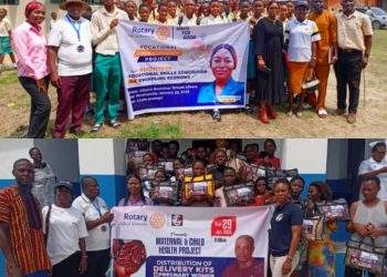 Rotary Club of Evwreni Empowers Ughelli North Students, Supports Mothers in Ughelli South
