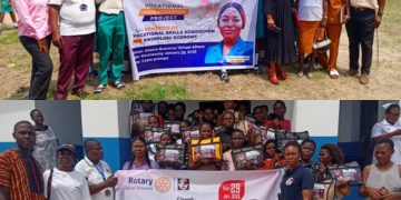 Rotary Club of Evwreni Empowers Ughelli North Students, Supports Mothers in Ughelli South