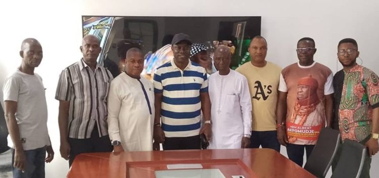 CPS Nwaeke Visits New NUJ Warri Correspondents’ Chapel Secretariat, Urges Support for Speaker, Oborevwori