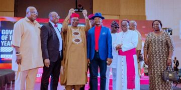 ‘Well Earned’ — Dafinone Celebrates Oborevwori’s Back-to-Back Governor of the Year Wins