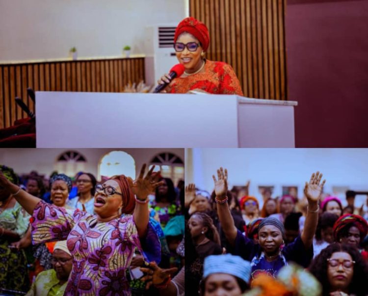 “Not So!” — Oborevwori’s Wife Leads Delta Mothers in Prayer Against Social Vices