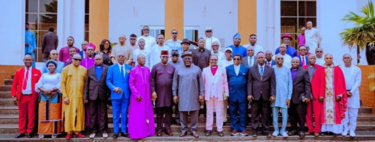Oborevwori Earns Praise from Urhobo Christian Ministers for Peace, Inclusive Governance in Delta