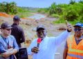 No More Delays: Oborevwori Takes Inspection to Ugbolu–Okpanam, Oko Road Projects