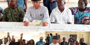 “One Family Now”: Dafinone Declares APC Peace After Sapele Ward Congress
