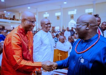 Power Is Temporary, Legacy Endures — Oborevwori Reflects at Nwaoboshi’s Requiem Mass