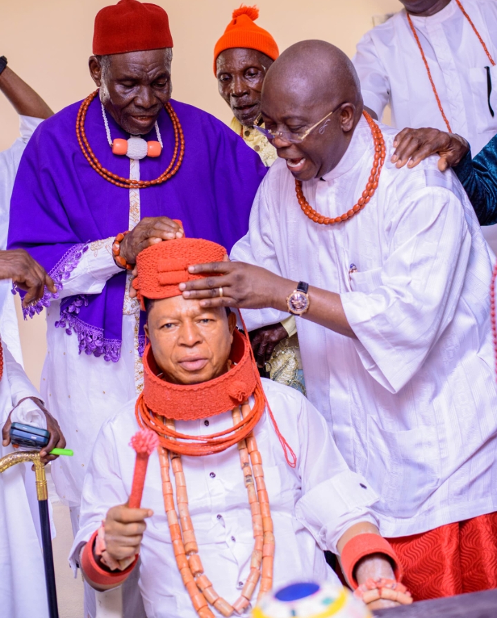 Two-Time Delta Governorship Candidate, Goodnews Agbi Crowned First Ovie of Oyede Kingdom, Vows Peace, Development