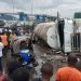 Horror at Effurun: Brake-Failed Tanker Kills Tricycle Rider, Sparks Gridlock