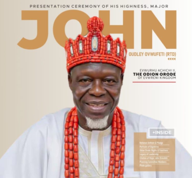 “Evwreni Must Rise Again” — New Odion Orode Sets Bold Agenda at Grand Unveiling