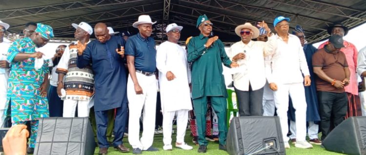 “No Vacancy in 2027”: Ethiope West APC Backs Tinubu, Oborevwori, Dafinone, Ibori-Suenu at Unity Rally