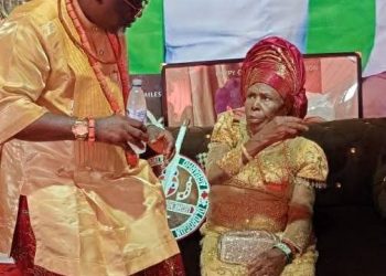 Governor Oborevwori Praises Esther Ahon’s Remarkable Journey at 100