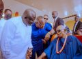 At 100, Pa Emmanuel Ogbechie Draws Praise from Oborevwori for Faith, Discipline, Family Values
