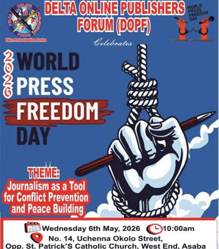 DOPF Sets Stage for World Press Freedom Day in Asaba, Spotlights Journalism for Peace