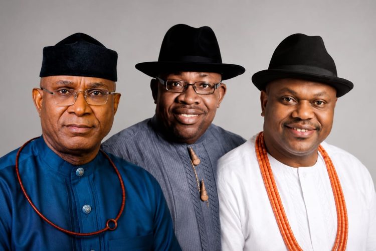Dickson Welcomes Omo-Agege, Ochei to NDC, Grants Senatorial Primary Waivers