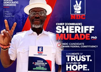 Mulade Thanks Supporters, Promises Inclusive Leadership After NDC Primary Win in Warri Federal Constituency
