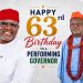 Nani to Oborevwori at 63: Your Leadership Has Brought Hope, Stability, Progress to Delta