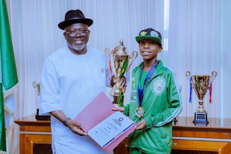 Oborevwori Honours Delta’s World Spelling Bee Champion with ₦20m Reward