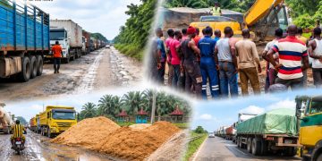 Oborevwori Orders Emergency Fix on Failed Mosogar-Oghara Stretch of Warri-Benin Highway