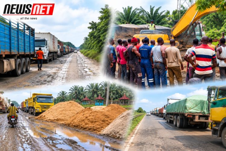 Oborevwori Orders Emergency Fix on Failed Mosogar-Oghara Stretch of Warri-Benin Highway