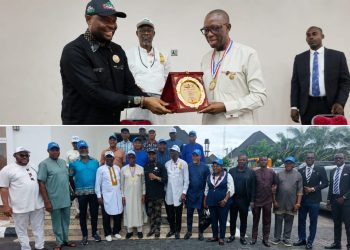 Okowa Urges Workers to Counter Misinformation as WoPU Honours Ex-Governor, Names Him Patron