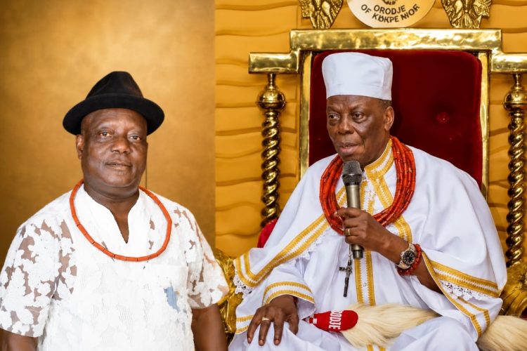 DESOPADEC Boss Nani Celebrates Orodje’s Milestone Reign, Says Monarch Has United Okpe, Inspired Delta