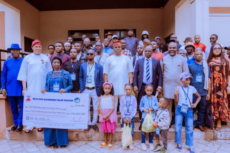 Oborevwori Gives South Africa Xenophobia Returnees ₦2m Per Family, Monthly Stipends Until 2027