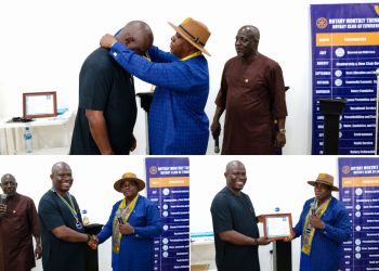 Rotary Club of Evwreni Unveils ₦12m Service Fund as Fidelis Adjogbe Takes Over as 4th President, Seeks Stronger Partnerships
