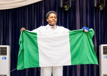 Oborevwori Celebrates 16-Year-Old Esiovwa-Thompson After Nigeria’s Historic Commonwealth U-23 Epee Gold