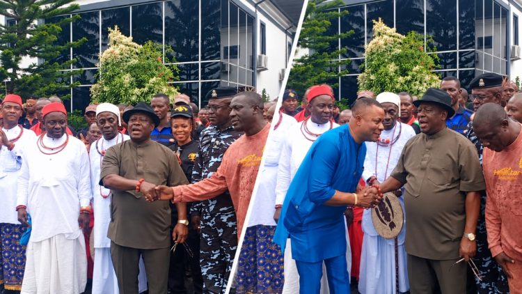 Nani Receives Police, Vigilantes on Thank-You Visit, Urges Stronger Fight Against Kidnapping