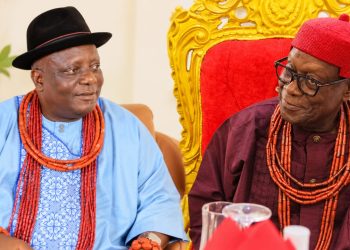 Nani Felicitates Mosogar Monarch, Uduaka I, on 4th Coronation Anniversary
