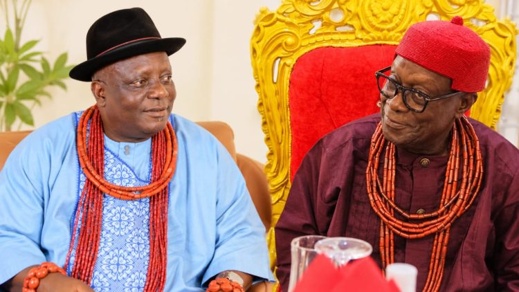 Nani Felicitates Mosogar Monarch, Uduaka I, on 4th Coronation Anniversary
