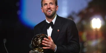 Harry Kane Ends 25-Year English Wait for Ballon d’Or as De la Fuente Wins Coaching Prize