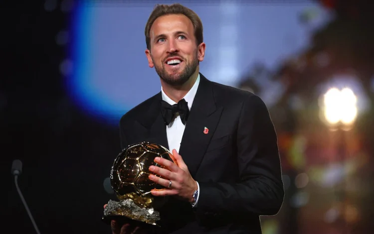 Harry Kane Ends 25-Year English Wait for Ballon d’Or as De la Fuente Wins Coaching Prize